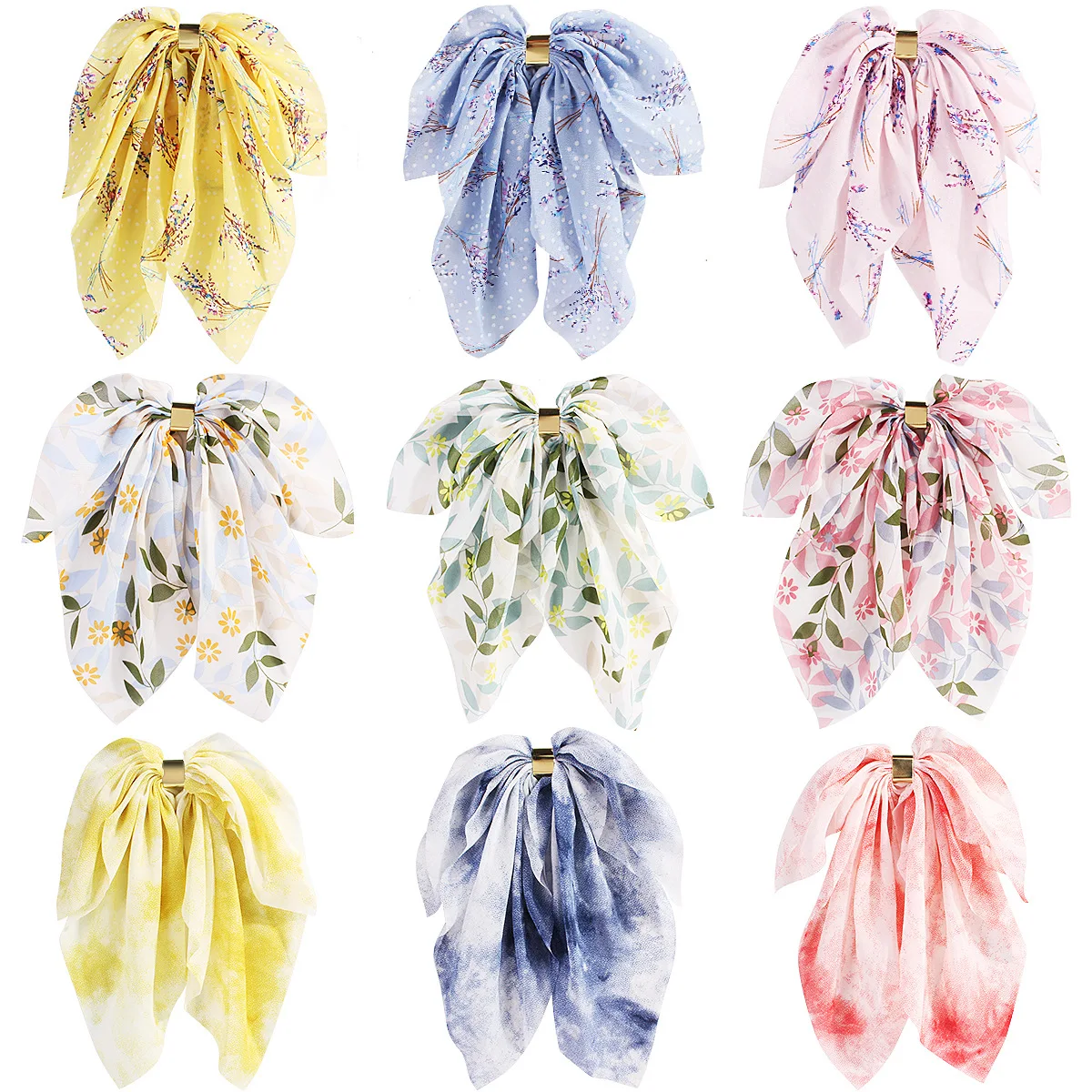 Korean Big Bow Ribbon Hair Scrunchie Chiffon Floral Print Sweet Elastic Hair Band Ponytail Hair Scarf Hair Tie Hair Accessories
Korean Big Bow Ribbon Hair Scrunchie Chiffon Floral Print Sweet Elastic Hair Band Ponytail Hair Scarf Hair Tie Hair Accessories