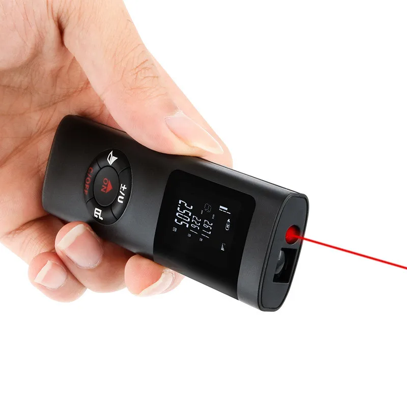 

Range Finder 40M Ultra-Mini USB Charging Pocket Range Finder High-Accuracy Distance Meter Test Tools