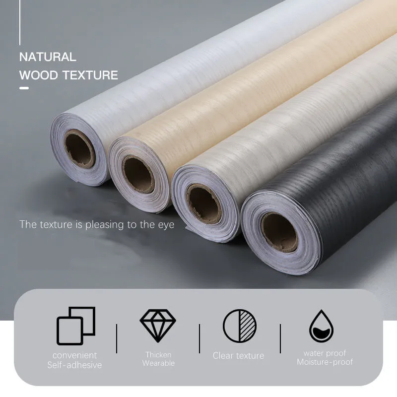 Thick Wood Grain Pvc Wood Grain Waterproof Self-Adhesive Wallpaper Wall Sticker Room Decor Papier Peint Vinilo Decorativo Pared
Thick Wood Grain Pvc Wood Grain Waterproof Self-Adhesive Wallpaper Wall Sticker Room Decor Papier Peint Vinilo Decorativo Pared