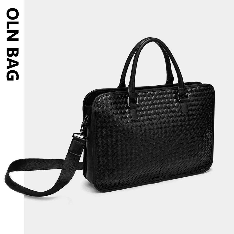 OLN Новая высококачественная Мужская плетеная сумка горизонтальная деловая сумка Повседневная на одно плечо диагональная Стандартная Прос...
OLN Новая высококачественная Мужская плетеная сумка горизонтальная деловая сумка Повседневная на одно плечо диагональная Стандартная Прос...