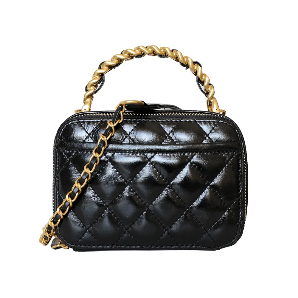 Genuine Leather Chains Crossbody Bag for Women 2021New Fashion Female Shoulder Bag Luxury Designer Messenger Bag
Genuine Leather Chains Crossbody Bag for Women 2021New Fashion Female Shoulder Bag Luxury Designer Messenger Bag
