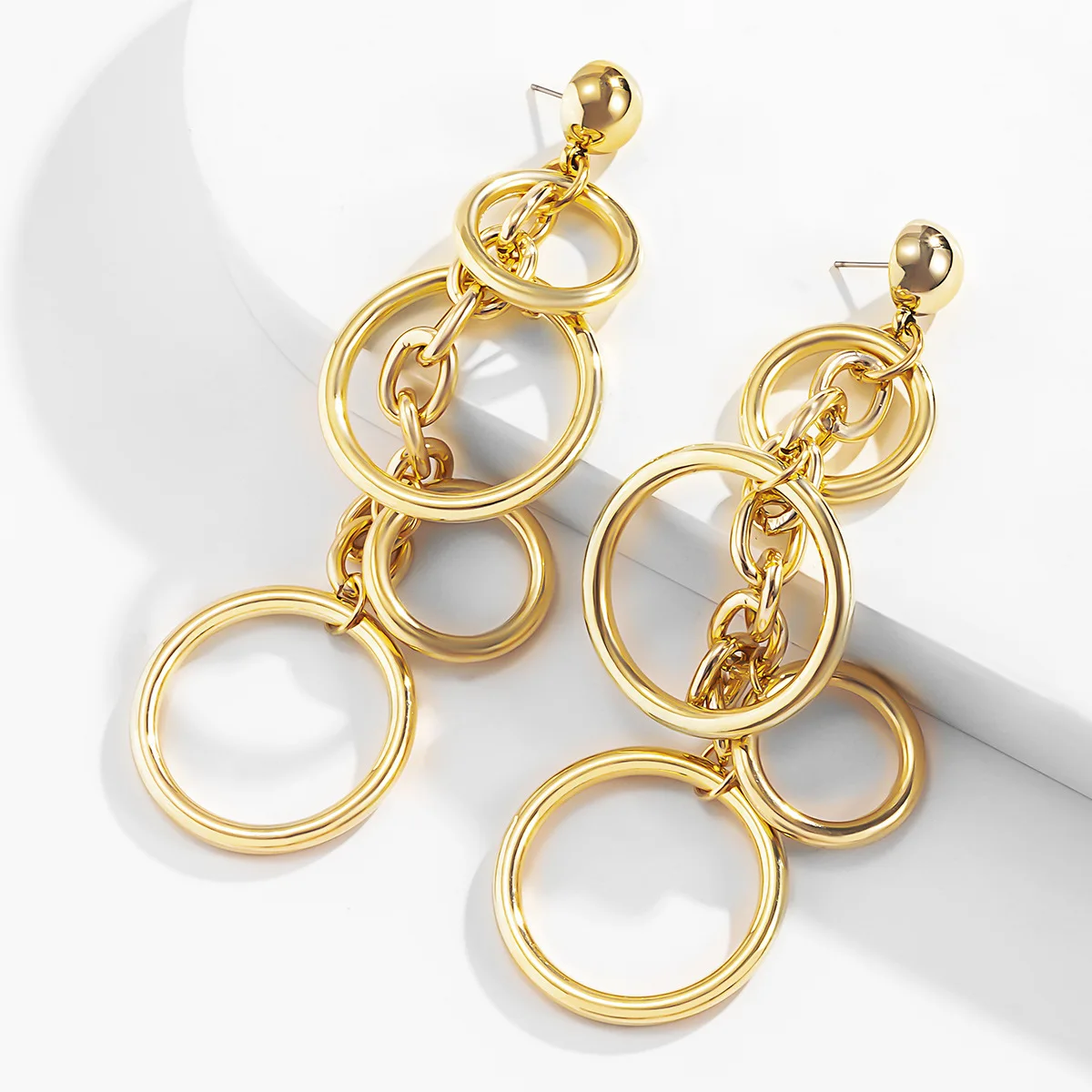 Exaggerated Punk Long Big Circle Link Chain Earrings for Women Hiphop Statement Large Drop Earrings Fashion Earring Jewelry Gift
Exaggerated Punk Long Big Circle Link Chain Earrings for Women Hiphop Statement Large Drop Earrings Fashion Earring Jewelry Gift