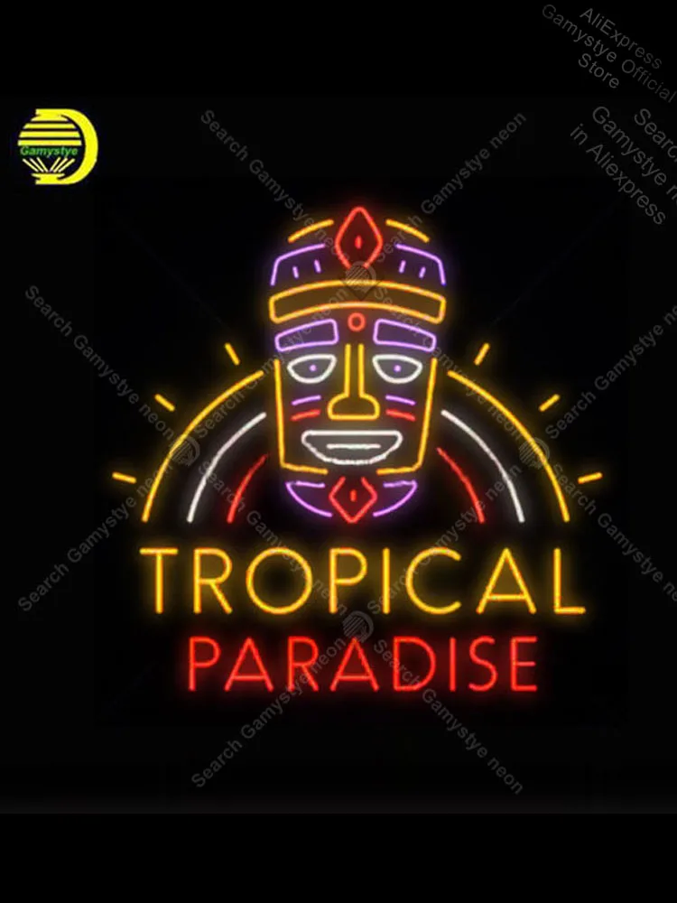 Tropical Tiki Mask Neon Sign Paradise Handcraft Publicidad anuncio luminoso Light Motorcycle Neon sign Tube Glass Neon Led Tube
Tropical Tiki Mask Neon Sign Paradise Handcraft Publicidad anuncio luminoso Light Motorcycle Neon sign Tube Glass Neon Led Tube