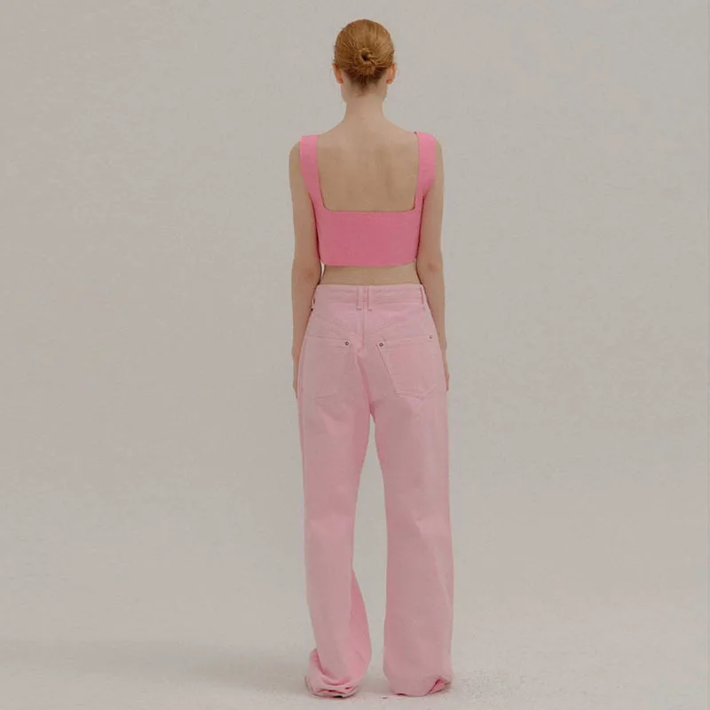 kpop Pink short sling vest top sweet Cardigan jacket coat+loose High waist Straight wide leg pants women outfits
kpop Pink short sling vest top sweet Cardigan jacket coat+loose High waist Straight wide leg pants women outfits