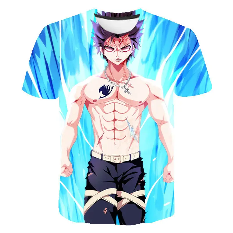 New Summer Anime Fairy Tail 3D Printed T Shirts Casual Men Women Children Fashion Short Sleeve Boy Girl Kids Interesting Tops
New Summer Anime Fairy Tail 3D Printed T Shirts Casual Men Women Children Fashion Short Sleeve Boy Girl Kids Interesting Tops