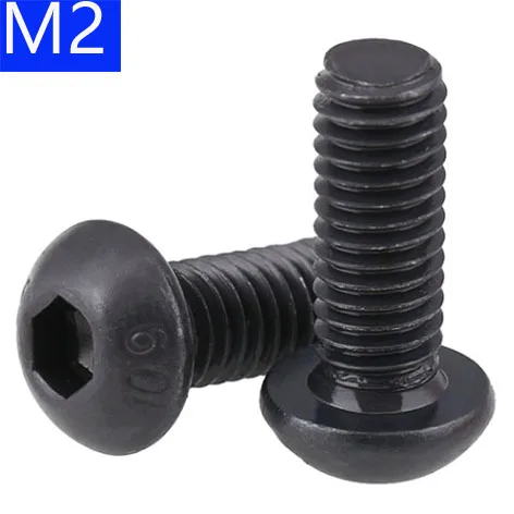 Винты с шестигранной головкой, M2-0,4, черные, из легированной стали 10,9, ISO7380, DIN 7380
Винты с шестигранной головкой, M2-0,4, черные, из легированной стали 10,9, ISO7380, DIN 7380