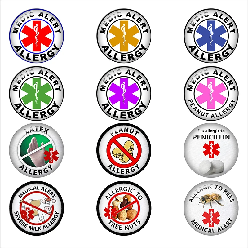 Медицинское предупреждение, аллергенное стекло, кнопка «сделай сам», ювелирные изделия, фотография redda1140
Медицинское предупреждение, аллергенное стекло, кнопка «сделай сам», ювелирные изделия, фотография redda1140