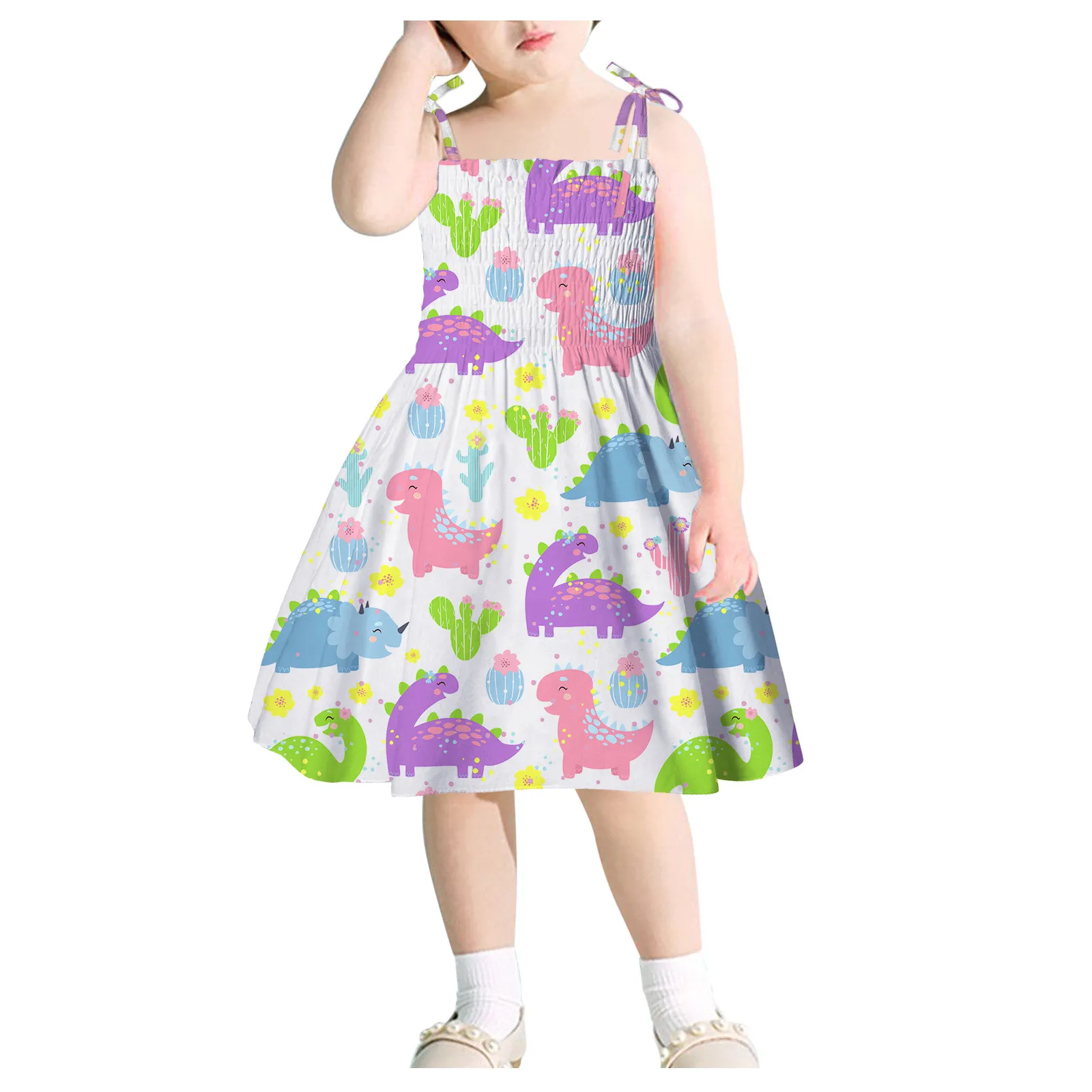 Baby Girls Dresses Summer Sleeveless Butterfly Print Sundress Beach Dresses Ruffles Cartoon Casual Clothes Robe Fille 1~6 Years
Baby Girls Dresses Summer Sleeveless Butterfly Print Sundress Beach Dresses Ruffles Cartoon Casual Clothes Robe Fille 1~6 Years