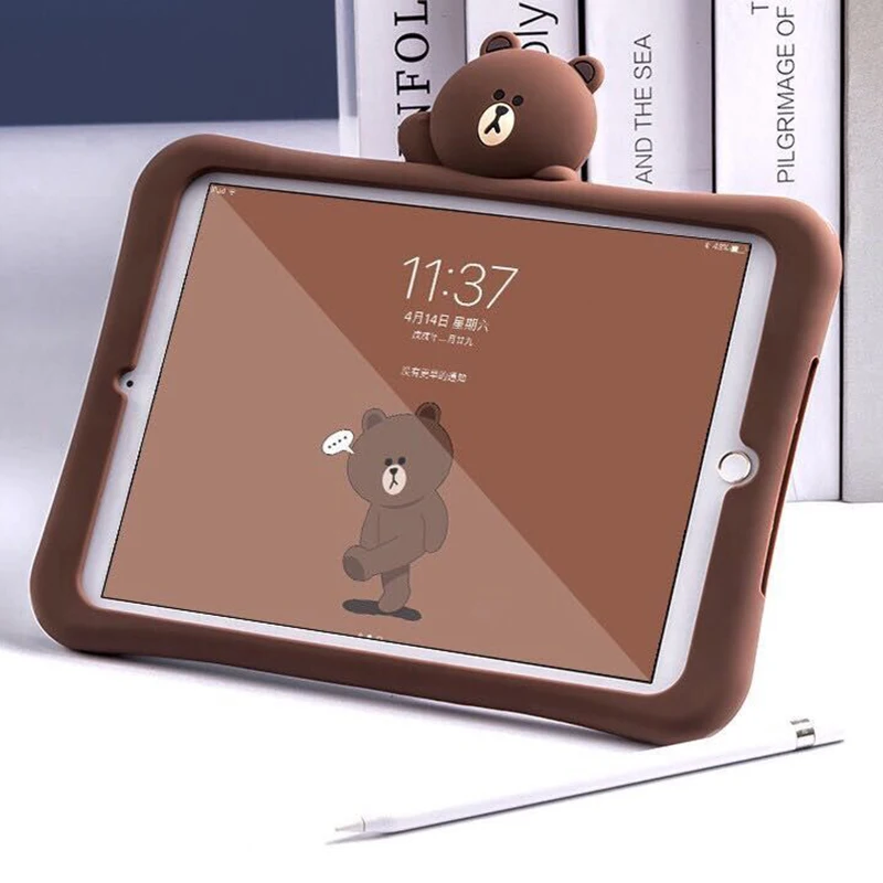 Suitable for iPad 2017 3D Cute Cartoon Stand Tablet PC Cover Suitable for iPad mini 123 Air 123 Pro Silicone Soft Shell
Suitable for iPad 2017 3D Cute Cartoon Stand Tablet PC Cover Suitable for iPad mini 123 Air 123 Pro Silicone Soft Shell