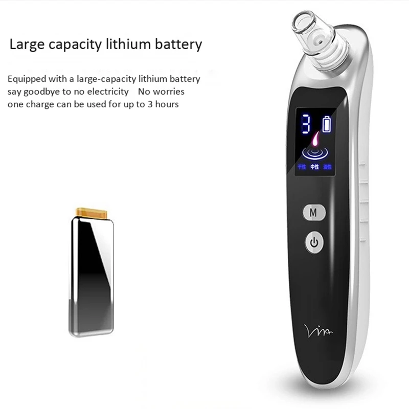 USB Rechargeable Blackhead Remover Face Pore Vacuum Skin Care Pimple Removal Vacuum Suction Facial Tools
USB Rechargeable Blackhead Remover Face Pore Vacuum Skin Care Pimple Removal Vacuum Suction Facial Tools