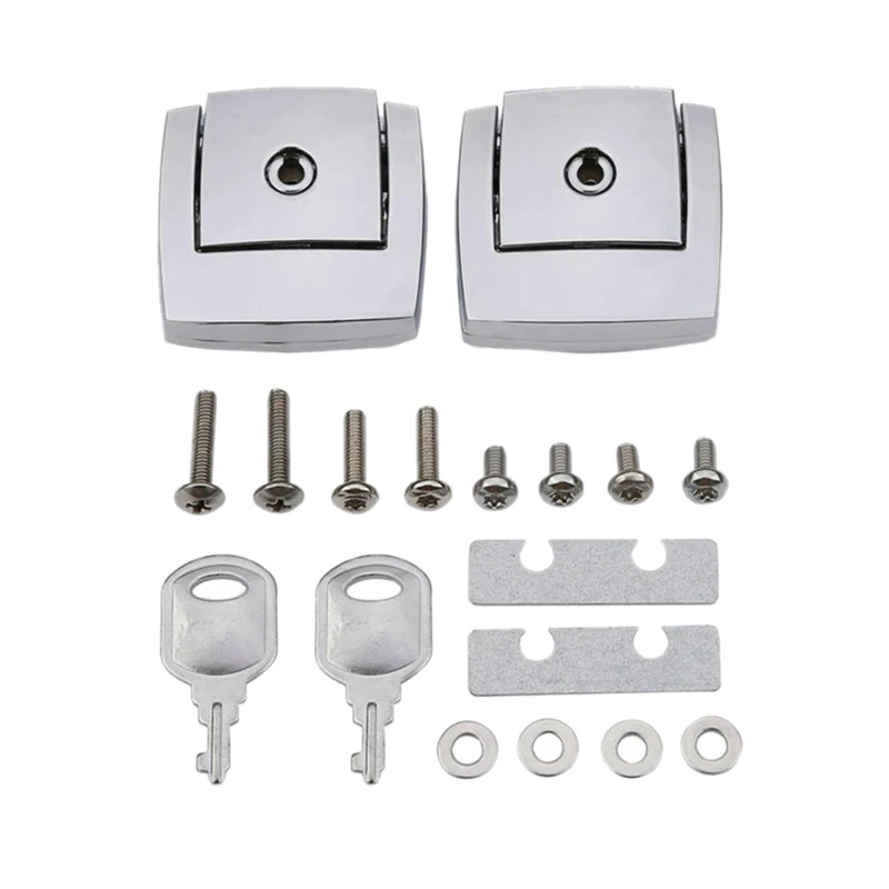 Motorcycle Chrome Tour Pack Pak Latch Cover Kits for Touring Ultra Electra Glide Road King 88-13
Motorcycle Chrome Tour Pack Pak Latch Cover Kits for Touring Ultra Electra Glide Road King 88-13