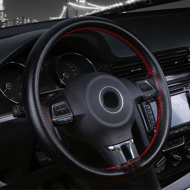 1 Pcs Universal Ultrafine Fiber Leather Hand Sewing DIY Car Steering Wheel Cover Steering-wheel Covers 38cm Car Accessories
1 Pcs Universal Ultrafine Fiber Leather Hand Sewing DIY Car Steering Wheel Cover Steering-wheel Covers 38cm Car Accessories