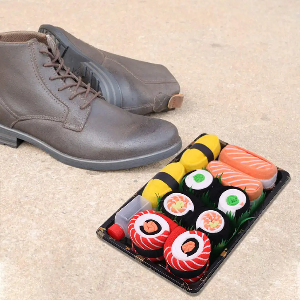 Cotton Socks Funny All-Match Fashion Colorful Casual Sushi Shape Stocking Cartoon for Unisex Lover Ladies Men Women Husband Wife
Cotton Socks Funny All-Match Fashion Colorful Casual Sushi Shape Stocking Cartoon for Unisex Lover Ladies Men Women Husband Wife