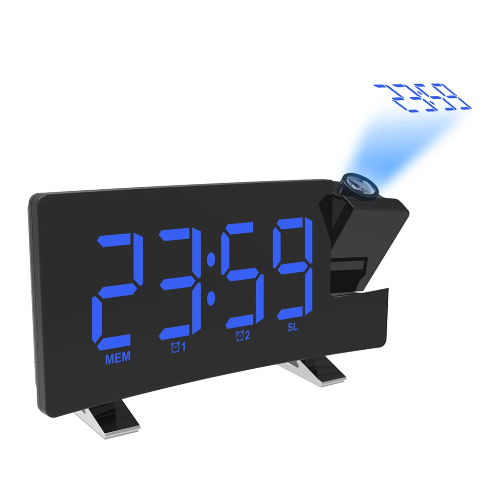 Projection Alarm Clock Radio 1400mAh Indoor Bluetooth Speaker Wireless Bluetooth Speakers 5V USB Cable DC Power Supply
Projection Alarm Clock Radio 1400mAh Indoor Bluetooth Speaker Wireless Bluetooth Speakers 5V USB Cable DC Power Supply