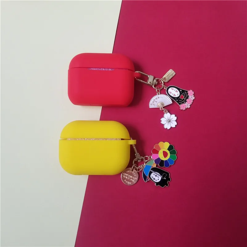 Cute For AirPods Pro Case Silicone Wireless Headphone Case Earphone For Apple Airpods 3 pro Case Cover With Keyring
Cute For AirPods Pro Case Silicone Wireless Headphone Case Earphone For Apple Airpods 3 pro Case Cover With Keyring