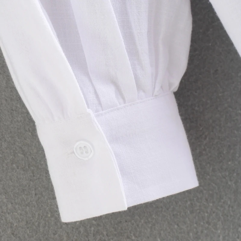 Summer Women Peter Pan Collar White Linen Shirt Female Nine Quarter Sleeve Blouse Casual Lady Loose Tops Blusas S8995
Summer Women Peter Pan Collar White Linen Shirt Female Nine Quarter Sleeve Blouse Casual Lady Loose Tops Blusas S8995