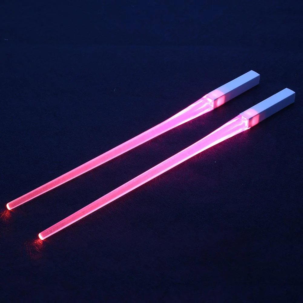 Funny Luminous Chopsticks 2pcs/Pair Dinning Kitchen Tools Gadget LED 8 Color Accessories Party Home Decor Cutlery Cookware
Funny Luminous Chopsticks 2pcs/Pair Dinning Kitchen Tools Gadget LED 8 Color Accessories Party Home Decor Cutlery Cookware