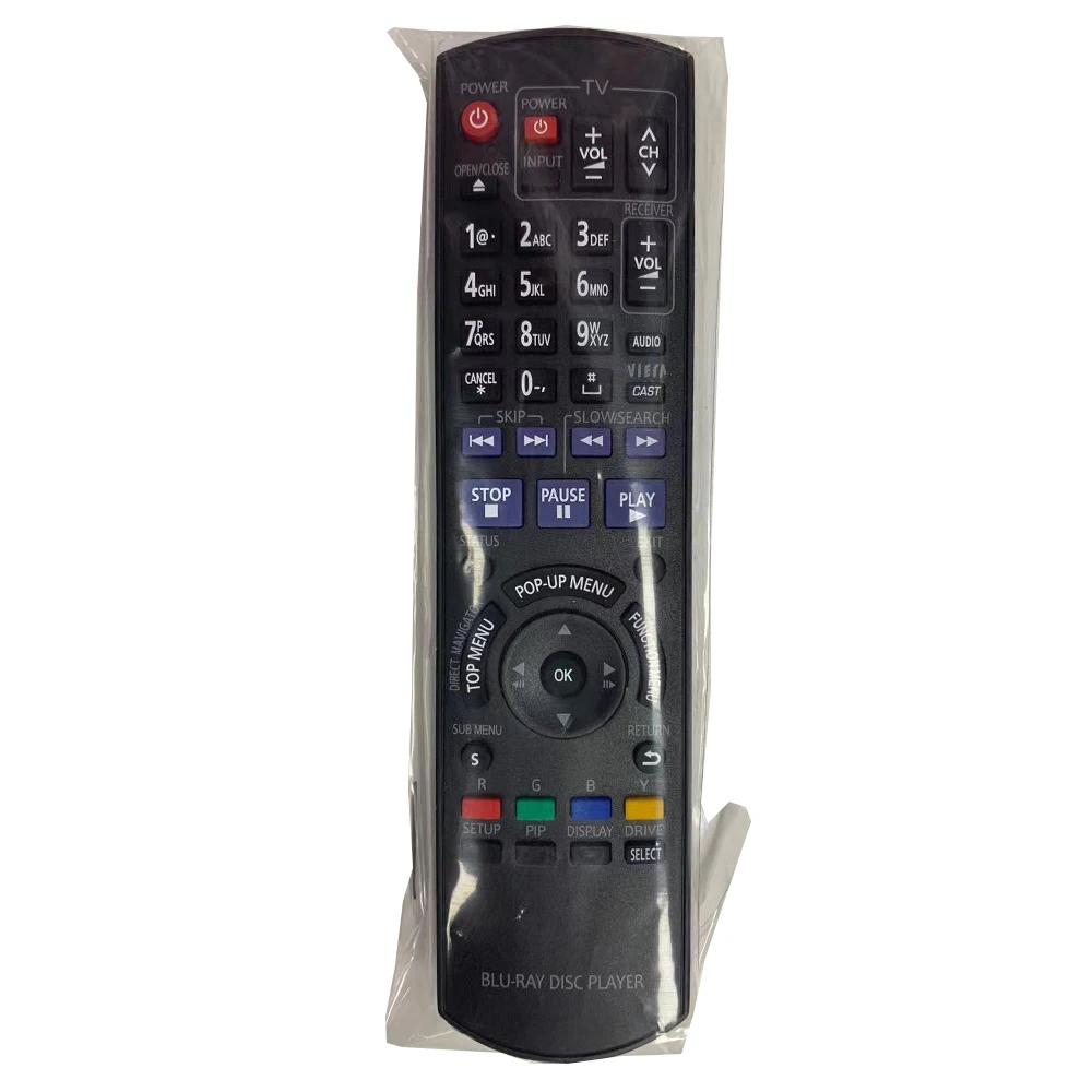 New Remote Control N2QAYB000508 for Panasonic EUR7658Y90 DMP-B500 BD30 BD35 BD45 BD50 BD60 Blu-ray DVD DISC Player Fernbedienung
New Remote Control N2QAYB000508 for Panasonic EUR7658Y90 DMP-B500 BD30 BD35 BD45 BD50 BD60 Blu-ray DVD DISC Player Fernbedienung