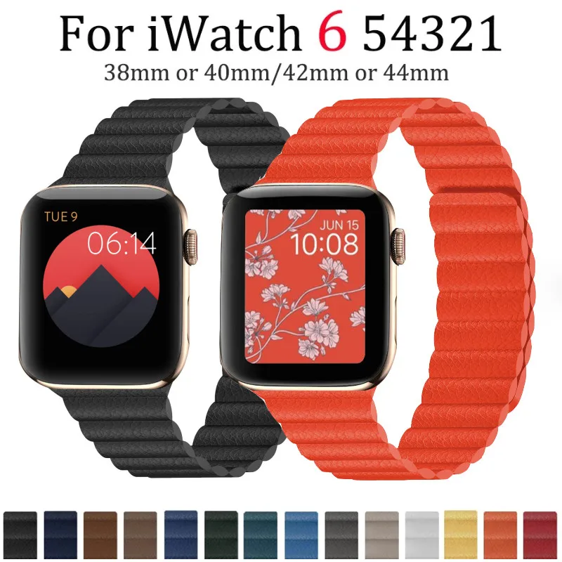 Ремешок кожаный для Apple Watch band, магнитный браслет для iWatch series 7/6/se/5/4, 45 мм 41 мм 44 мм 40 мм 38 мм 42 мм
Ремешок кожаный для Apple Watch band, магнитный браслет для iWatch series 7/6/se/5/4, 45 мм 41 мм 44 мм 40 мм 38 мм 42 мм
