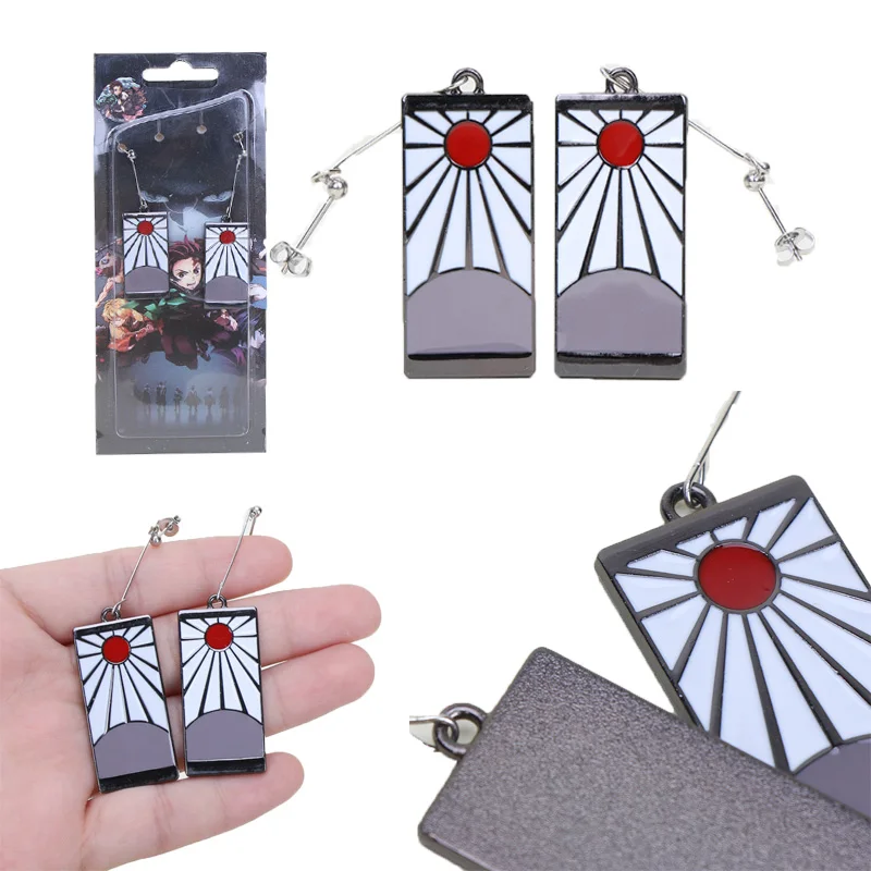 1 Pair Demon Slayer Earrings Kimetsu no Yaiba Tanjirou Kamado Cosplay Prop Earring Anime Demon Slayer Earrings
1 Pair Demon Slayer Earrings Kimetsu no Yaiba Tanjirou Kamado Cosplay Prop Earring Anime Demon Slayer Earrings