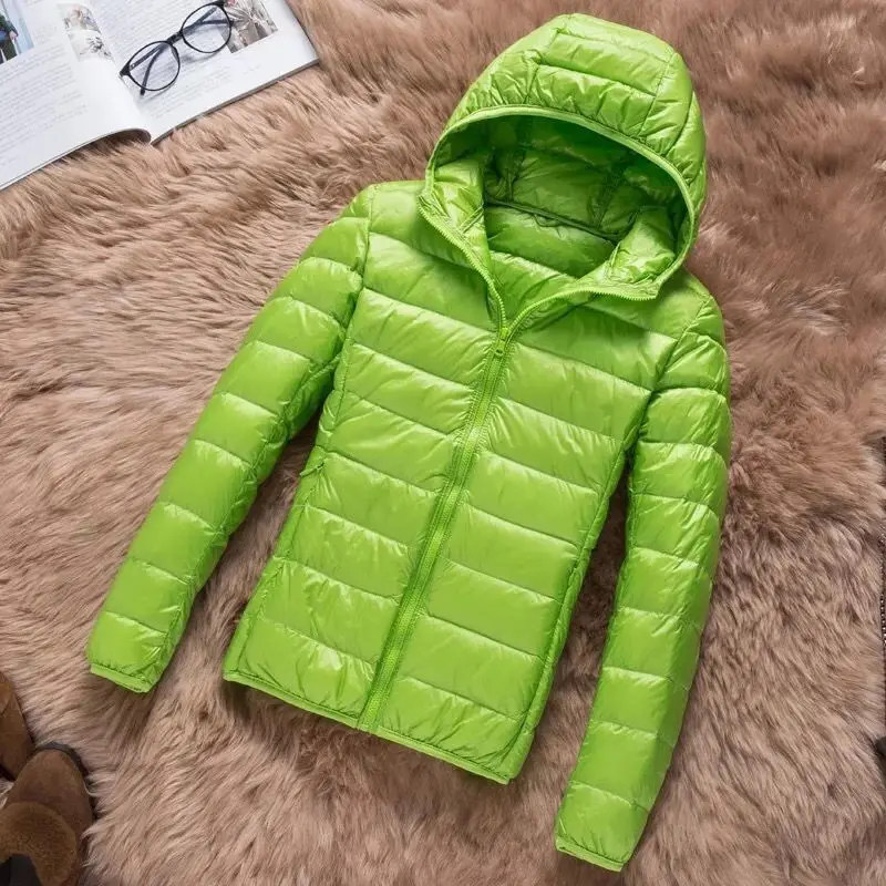 Winter Women Ultralight Thin Down Jacket White Duck Down Hooded Jackets Long Sleeve Warm Coat Parka Female Portable Outwear
Winter Women Ultralight Thin Down Jacket White Duck Down Hooded Jackets Long Sleeve Warm Coat Parka Female Portable Outwear
