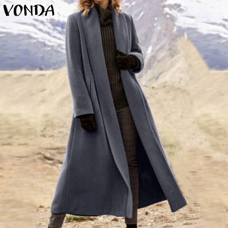 VONDA 2021 зимние теплые женские стеганые пальто, повседневные длинные пальто с длинным рукавом, элегантные модные однотонные искусственные па...
VONDA 2021 зимние теплые женские стеганые пальто, повседневные длинные пальто с длинным рукавом, элегантные модные однотонные искусственные па...