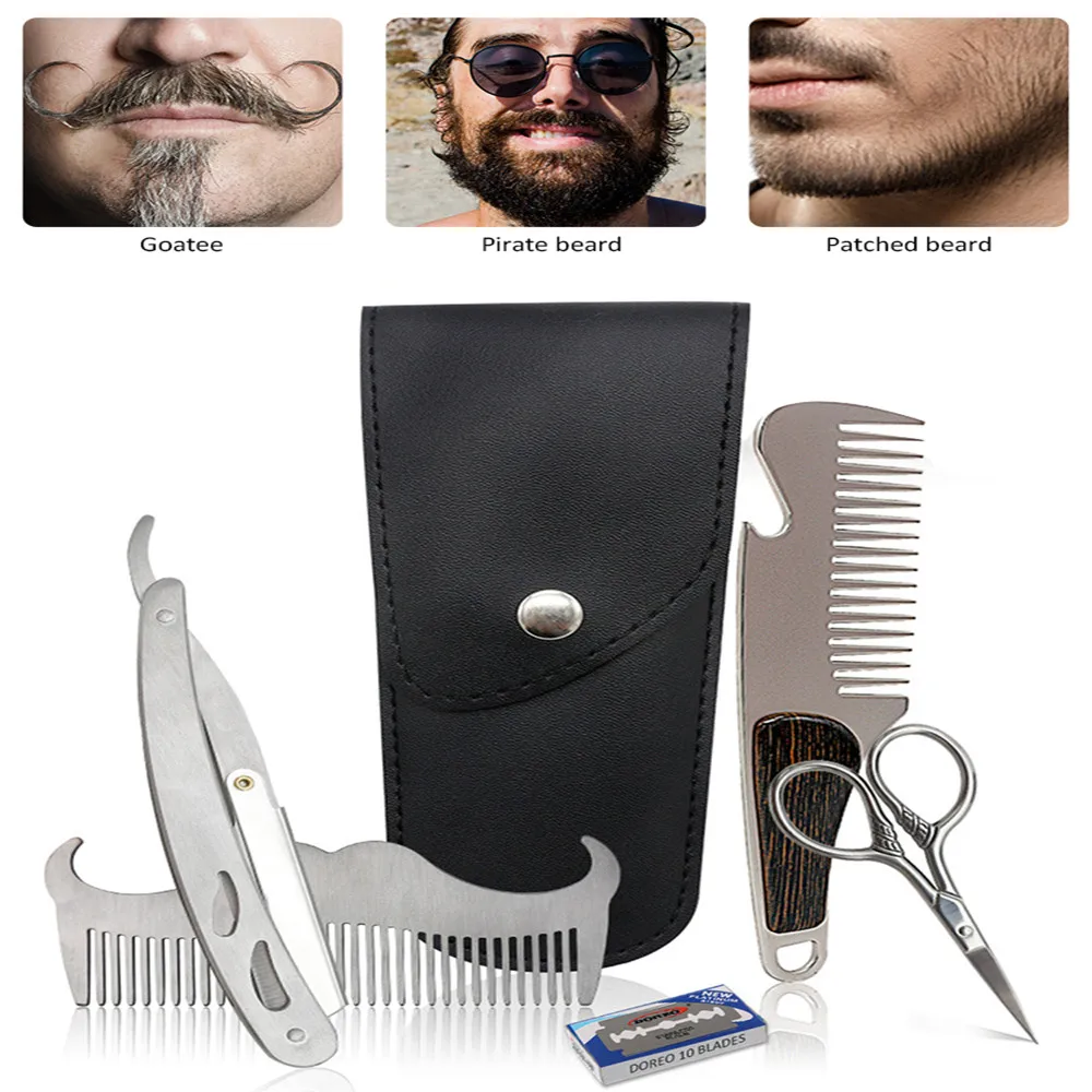 1 Set Men Beard Scissors Mustache Eyebrow Trimmer Stainless Steel Shear Cutter Care Accessary Scissors Comb Kit with Storage Bag
1 Set Men Beard Scissors Mustache Eyebrow Trimmer Stainless Steel Shear Cutter Care Accessary Scissors Comb Kit with Storage Bag