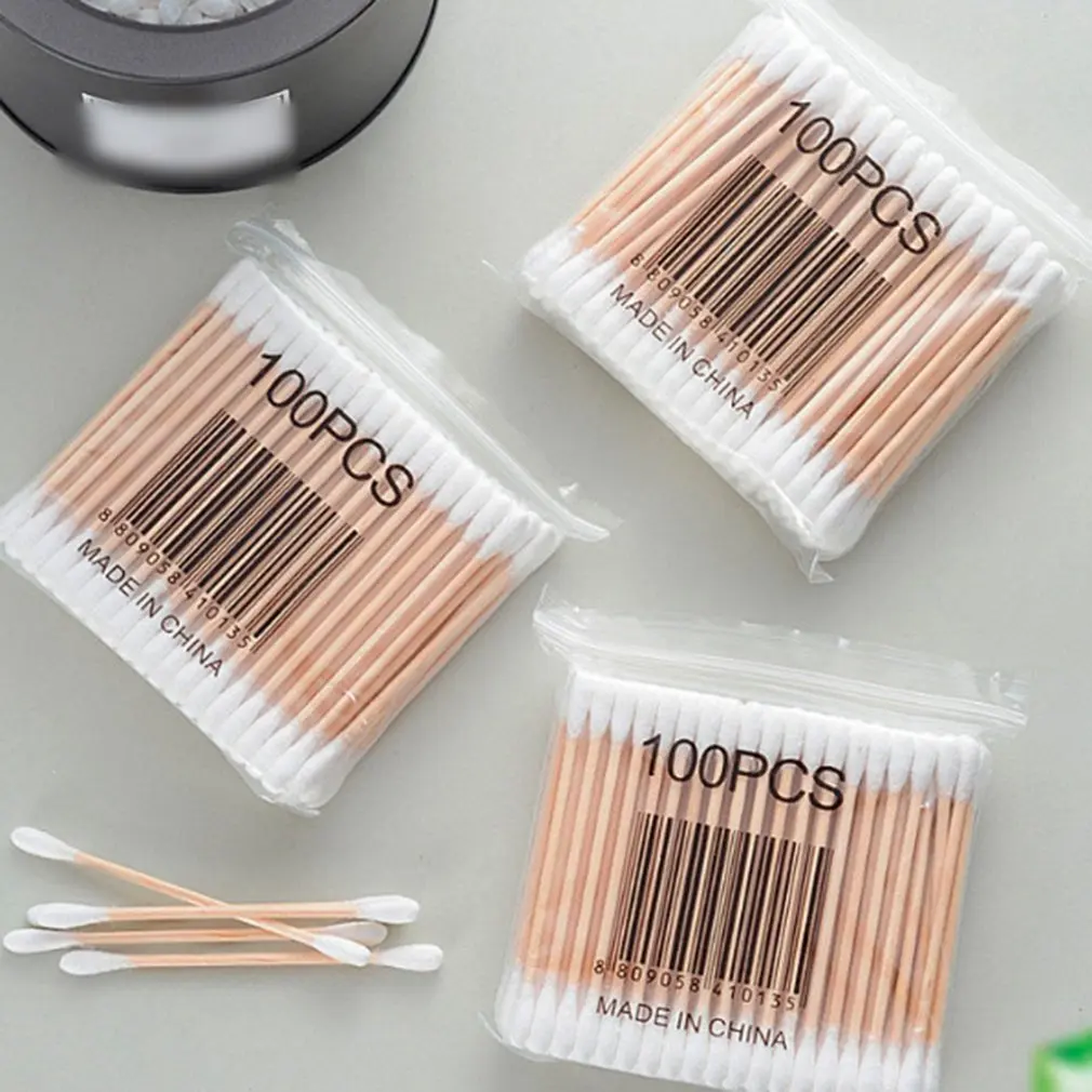 1000Pcs Double Head Cotton Swab Wooden Stick Baby Beauty Makeup Sanitary Swab Stick Ear Cotton Swabs
1000Pcs Double Head Cotton Swab Wooden Stick Baby Beauty Makeup Sanitary Swab Stick Ear Cotton Swabs