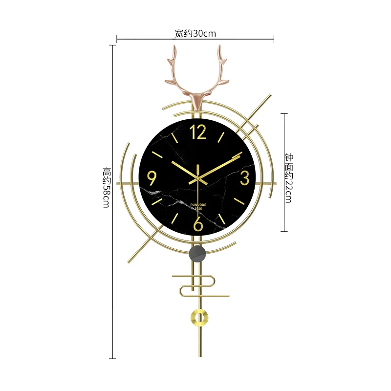 Simple Modern Design Luxury Wall Clock Metal Frame Creative Large Wall Clock Silent Art Zegar Scienny Room Decoration EI50WC
Simple Modern Design Luxury Wall Clock Metal Frame Creative Large Wall Clock Silent Art Zegar Scienny Room Decoration EI50WC