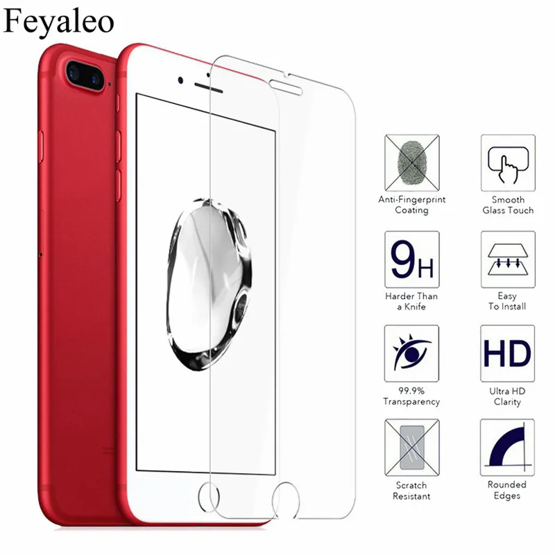 9H закаленное стекло для iPhone 5 6 6S Plus 7 8 Защитная пленка экрана X XS Max XR 11 Pro защитное