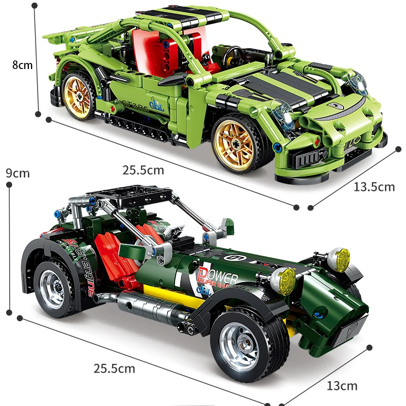 New Project Machine Car Building Blocks GT2R5 Racing Car Pull Back High-Tech Series Moc Bricks Set Kids Toys Christmas Gift
New Project Machine Car Building Blocks GT2R5 Racing Car Pull Back High-Tech Series Moc Bricks Set Kids Toys Christmas Gift