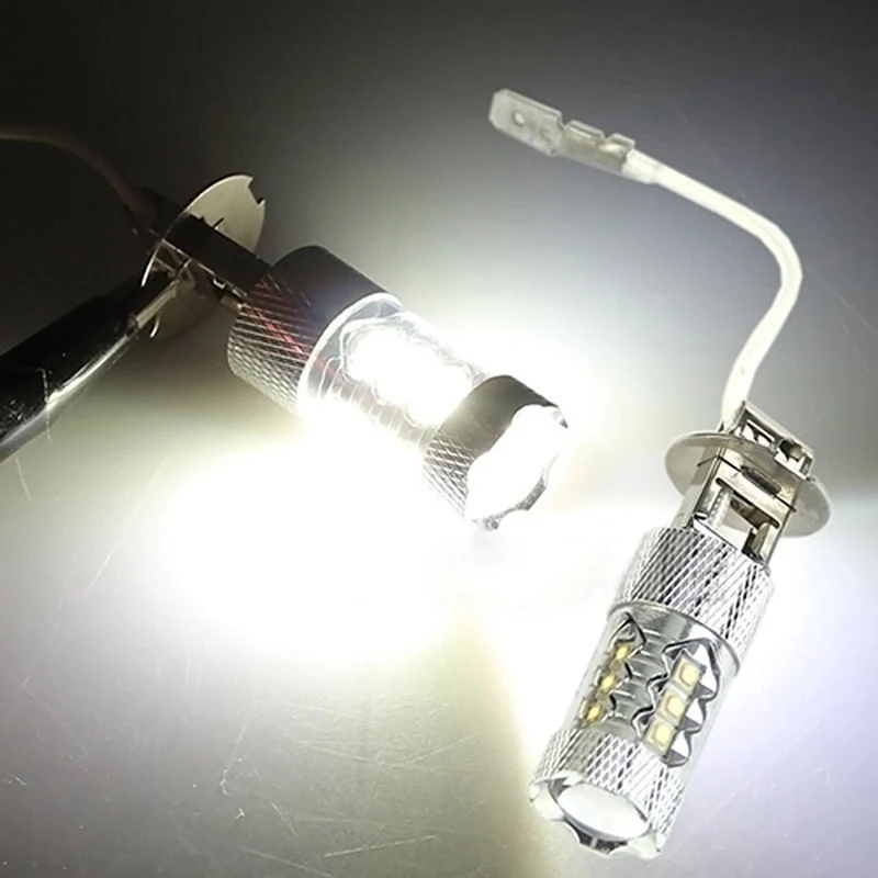 H3 Car Fog Light Signal Brake Lamp 12V/24V 80W 6500K 1600-2000LM 2pcs HID Replacement Pure white DRL
H3 Car Fog Light Signal Brake Lamp 12V/24V 80W 6500K 1600-2000LM 2pcs HID Replacement Pure white DRL
