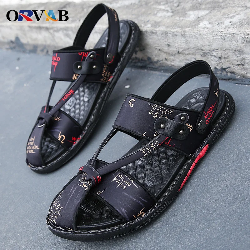 Сандалии мужские кожаные, мягкие удобные легкие босоножки, плоская подошва, модная повседневная пляжная обувь, цвет белый/черный, лето
Сандалии мужские кожаные, мягкие удобные легкие босоножки, плоская подошва, модная повседневная пляжная обувь, цвет белый/черный, лето