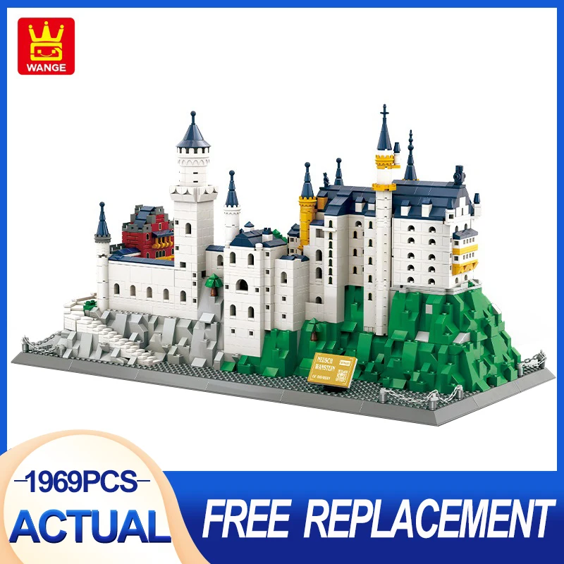 WANGR 6226 Neuschwanstein Castle Assembled Modular Building Blocks Bricks Model DIY Children's Educational Toys Christmas Gift
WANGR 6226 Neuschwanstein Castle Assembled Modular Building Blocks Bricks Model DIY Children's Educational Toys Christmas Gift