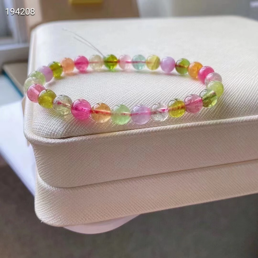 Genuine Natural Colorful Tourmaline Bracelet 8mm Clear Round Beads Women Men Crystal Jewelry Tourmaline Genuine AAAAAA
Genuine Natural Colorful Tourmaline Bracelet 8mm Clear Round Beads Women Men Crystal Jewelry Tourmaline Genuine AAAAAA