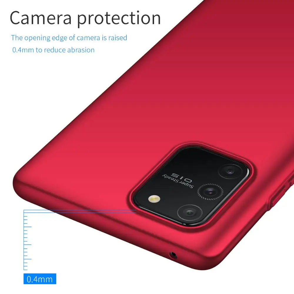 Case for Samsung Galaxy S10 lite,Matte Slim Full Protection Cover for Samsung Galaxy S10 lite