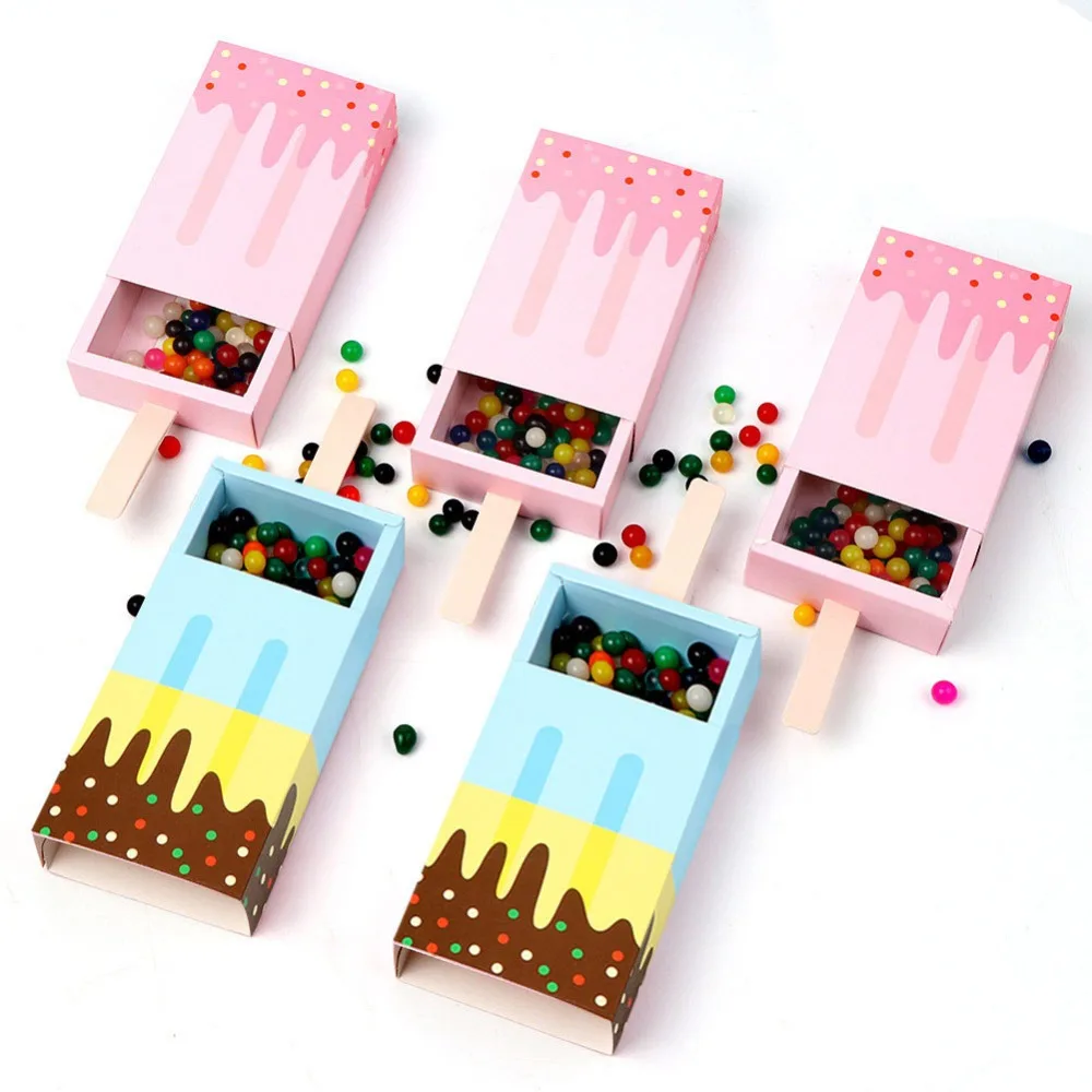 10Pcs DIY Ice Cream Gift Box Kids Party Favor Boxes Cartoon Popsicle Candy Box Drawer Treat Bag Birthday Party Supplies
10Pcs DIY Ice Cream Gift Box Kids Party Favor Boxes Cartoon Popsicle Candy Box Drawer Treat Bag Birthday Party Supplies