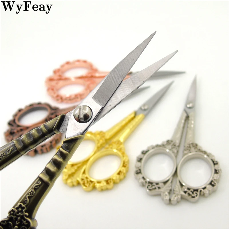 Stainless Steel Vintage Scissors Sewing Fabric Embroidery Retro Zakka Cross-stitch Tailor Scissor DIY Thread Sewing Shears Tools
Stainless Steel Vintage Scissors Sewing Fabric Embroidery Retro Zakka Cross-stitch Tailor Scissor DIY Thread Sewing Shears Tools