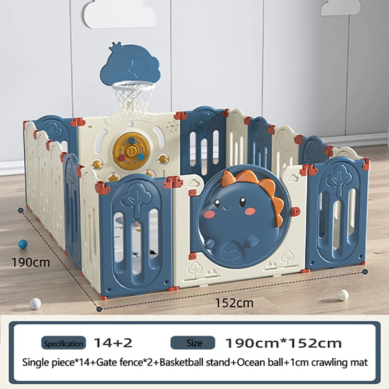 Folding Baby Playpen Safety Protective Game Fence With Basketball Hoop Home Indoor Children's Playground For 0-7 Years Kids
Folding Baby Playpen Safety Protective Game Fence With Basketball Hoop Home Indoor Children's Playground For 0-7 Years Kids