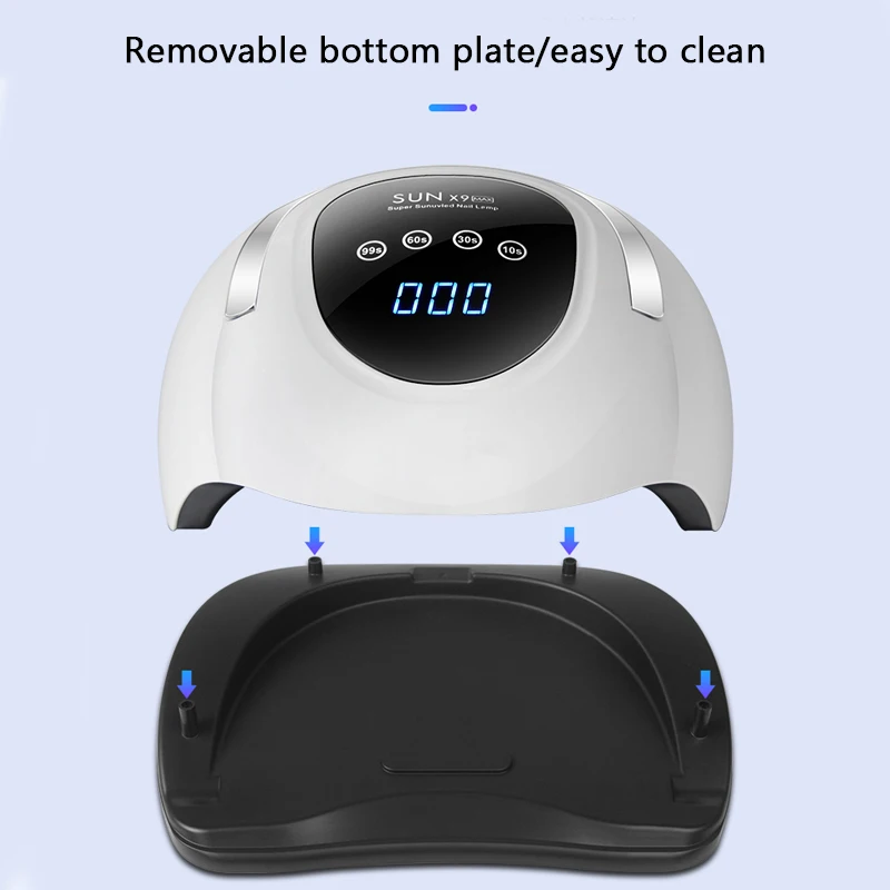 SUN X9 MAX Gel Nail Lamp 220W Nail Drying Lamp 57 LED UV Lamp Powerful Nail Dryer Gel Polish Lamp Professional Manincure Lamp
SUN X9 MAX Gel Nail Lamp 220W Nail Drying Lamp 57 LED UV Lamp Powerful Nail Dryer Gel Polish Lamp Professional Manincure Lamp