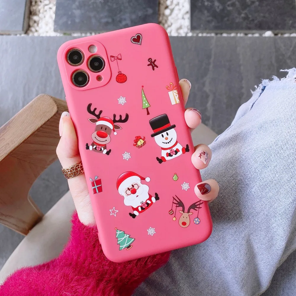 Cartoon Christmas Snowman Silicone Soft Phone Case for iPhone 12 11 Mini Pro MAX X XSMAX XR SE2020 7 8Plus Anti-fall Back Cover
Cartoon Christmas Snowman Silicone Soft Phone Case for iPhone 12 11 Mini Pro MAX X XSMAX XR SE2020 7 8Plus Anti-fall Back Cover