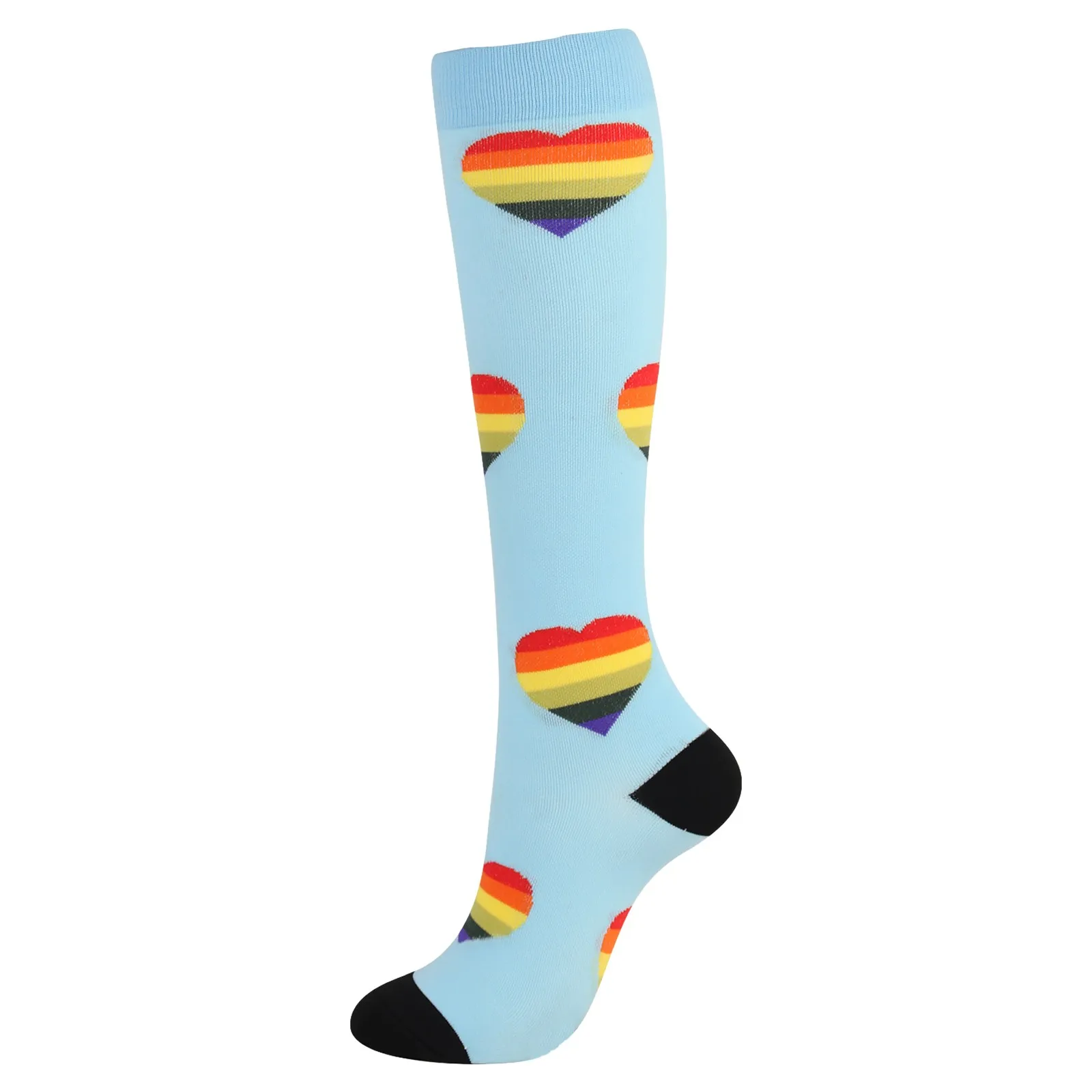 Unisex Outdoor Sports Elastic Leg Protection Stocking Fashion Daily Casual Solid Color Lovely Heart Printing Pressure Stockings
Unisex Outdoor Sports Elastic Leg Protection Stocking Fashion Daily Casual Solid Color Lovely Heart Printing Pressure Stockings