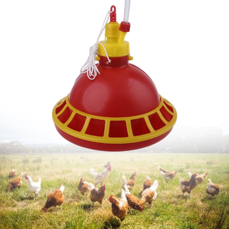 D0AC Round Chicken Drinking Fountain Device Hanging Cup Waterer Bowl Pet Poultry Water Drinker Household Pet Feeding Utensils
D0AC Round Chicken Drinking Fountain Device Hanging Cup Waterer Bowl Pet Poultry Water Drinker Household Pet Feeding Utensils