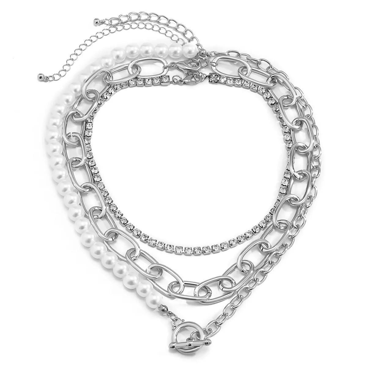 2021 New Choker Necklace Jewelry Clasp Knotted Crystal Chain Aesthetic Pearl Necklace For Women Gothic Grunge Style Accessories
2021 New Choker Necklace Jewelry Clasp Knotted Crystal Chain Aesthetic Pearl Necklace For Women Gothic Grunge Style Accessories