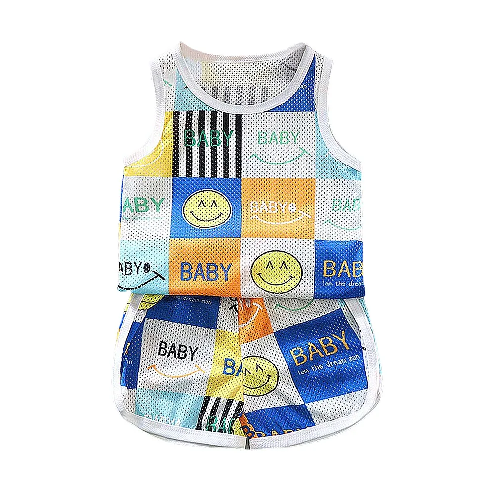 Kids Sets Vest+Short Pants Sleeveless Breathable Unisex Cartoon Summer Clothes
Kids Sets Vest+Short Pants Sleeveless Breathable Unisex Cartoon Summer Clothes