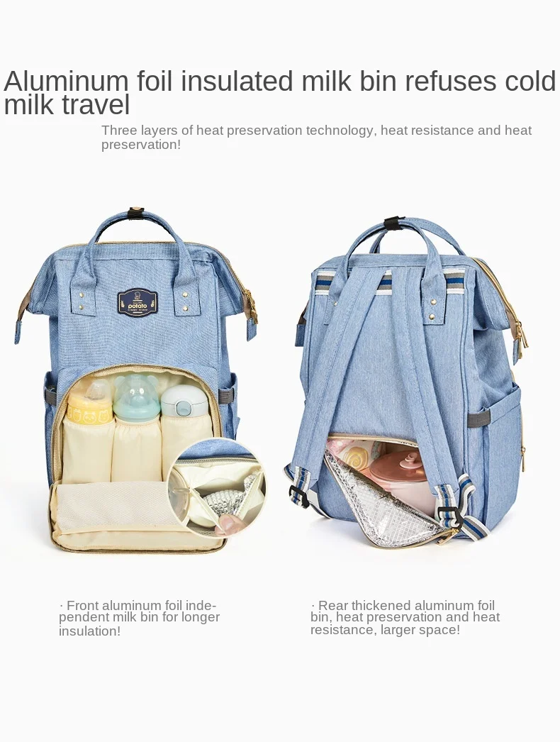 zq Mummy Bag New Fashion out Shoulder Multi-Functional Large Capacity Mom Bag Baby Diaper Bag
zq Mummy Bag New Fashion out Shoulder Multi-Functional Large Capacity Mom Bag Baby Diaper Bag