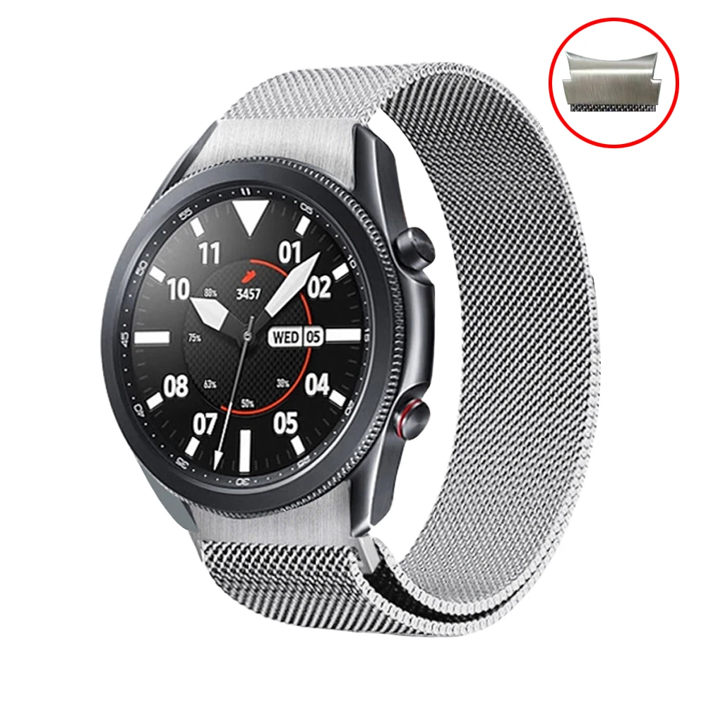 No Gaps Magnetic Loop Strap For Samsung Galaxy Watch 4 Classic 46mm 42mm/Watch 4 44mm 40mm Wrist Band Curved end Metal Bracelet
No Gaps Magnetic Loop Strap For Samsung Galaxy Watch 4 Classic 46mm 42mm/Watch 4 44mm 40mm Wrist Band Curved end Metal Bracelet