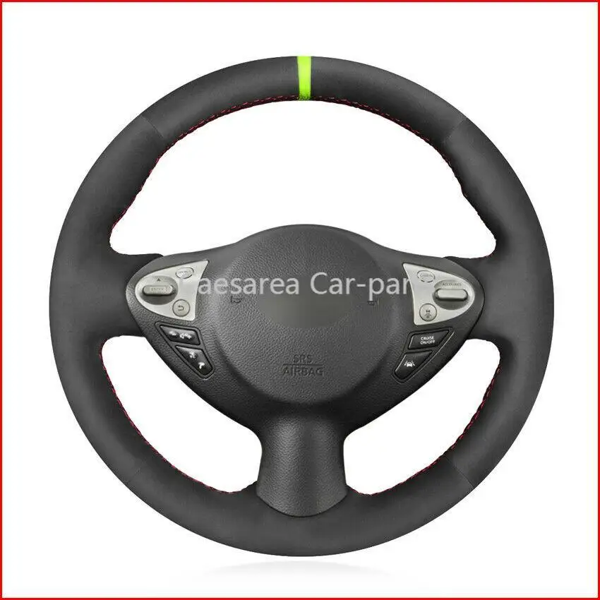 Custom Made DIY Anti Slip Black Suede DIY Steering Wheel Cover for Infiniti FX FX35 FX37 FX50 QX70
Custom Made DIY Anti Slip Black Suede DIY Steering Wheel Cover for Infiniti FX FX35 FX37 FX50 QX70