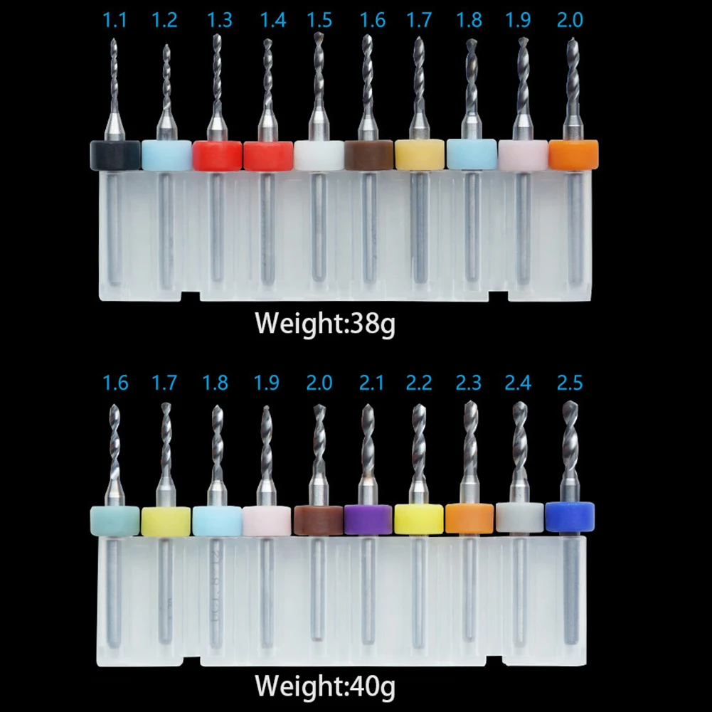 10pcs/set 0.1-1.2mm Print Circuit Board Drill Bits Multiple Sizes Carbide Micro Drill Bit CNC PCB Twist Drill Electric Drill Bit
10pcs/set 0.1-1.2mm Print Circuit Board Drill Bits Multiple Sizes Carbide Micro Drill Bit CNC PCB Twist Drill Electric Drill Bit