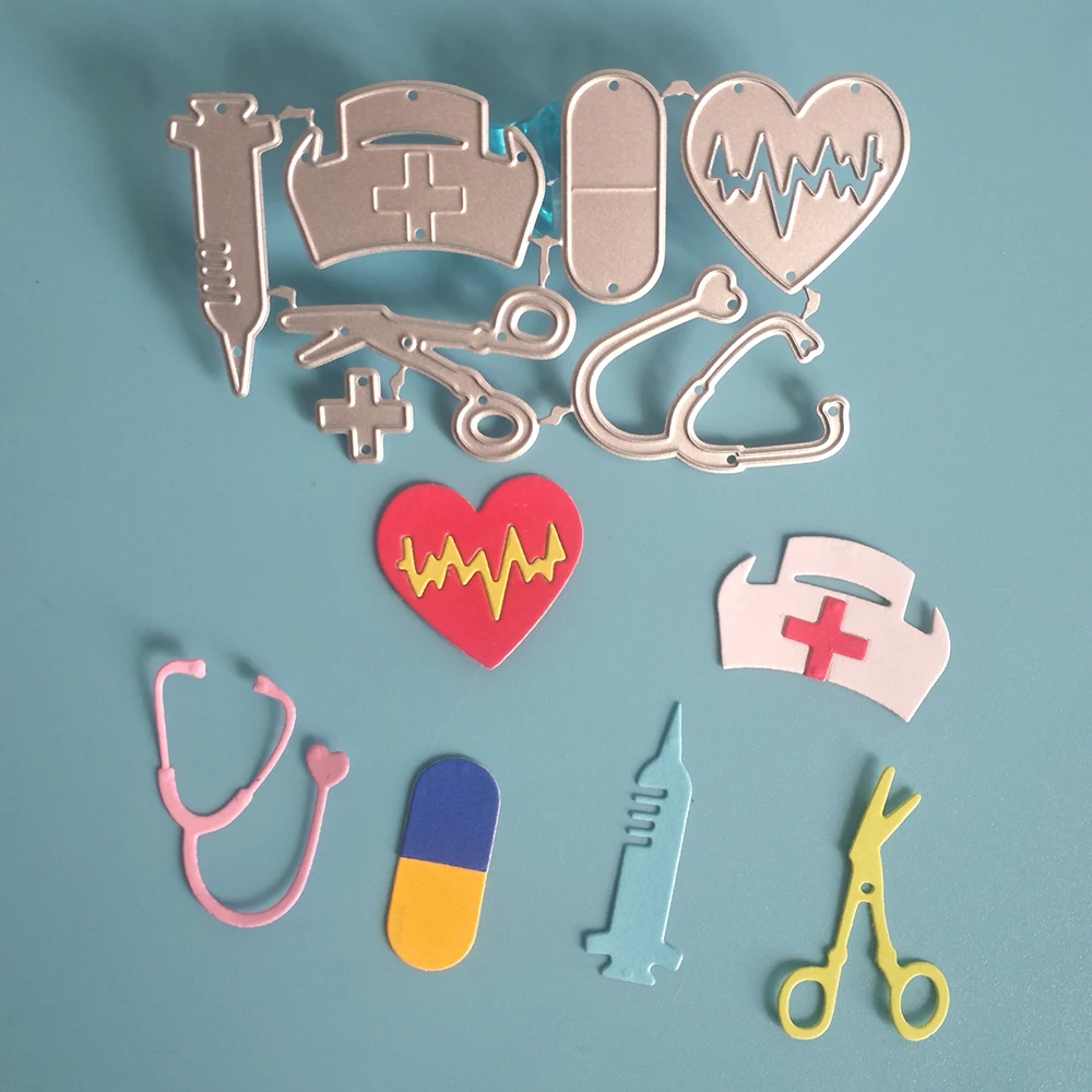 NewChildren's medical equipment toys cutting dies DIY scrapbook, embossed card making, photo album decoration, handmade crafts
NewChildren's medical equipment toys cutting dies DIY scrapbook, embossed card making, photo album decoration, handmade crafts